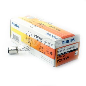 Лампа "PHILIPS" 12v 21/4W (BAZ15d) P21/4