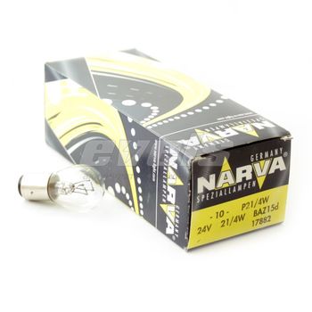 Лампа "NARVA" 24v 21/4W (BAZ15d) /P21/4W